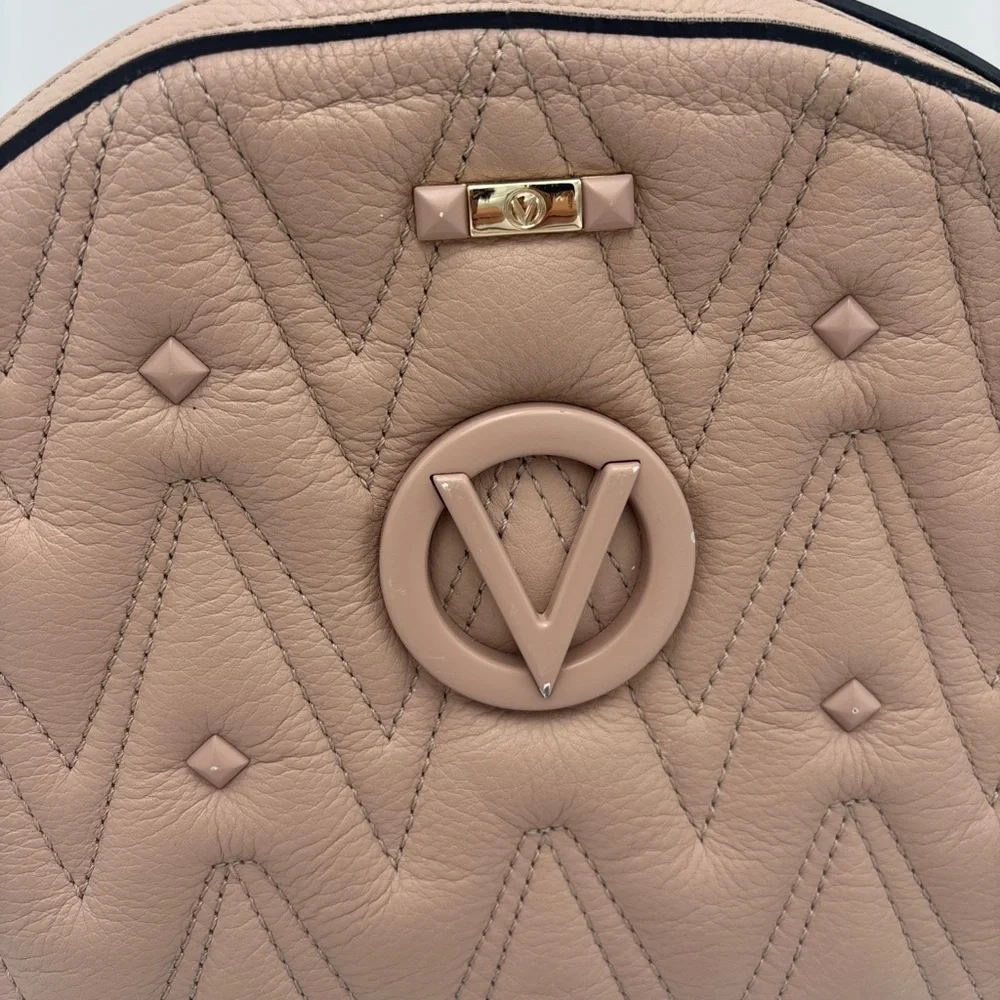 Valentino By Mario Valentino Beige‎ Quilted Crossbody Bag